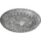 Ekena Millwork Foster Shell Ceiling Medallion (Canopies up to 9 5/8"), 15 3/4"OD x 2"P, Ultra Pure White Crackle CM15FOUWC - alternate 3
